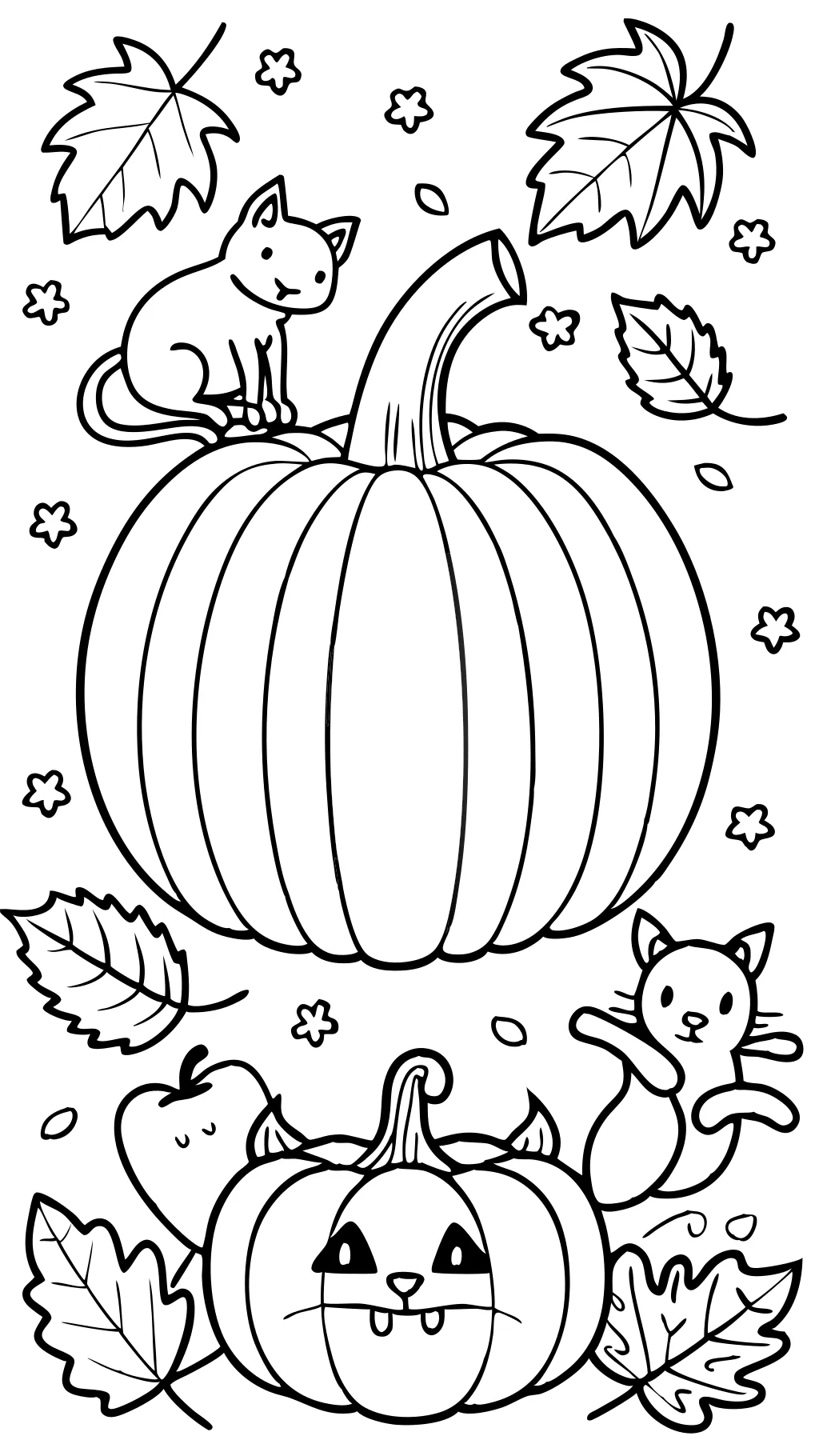 pumpkins coloring pages